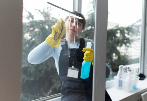 Nettoyage de vitres intérieures et extérieures à Pleine-Fougères